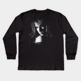 Powerhouse Performer Celebrate Celine with Stylish Commemorative Tees Kids Long Sleeve T-Shirt